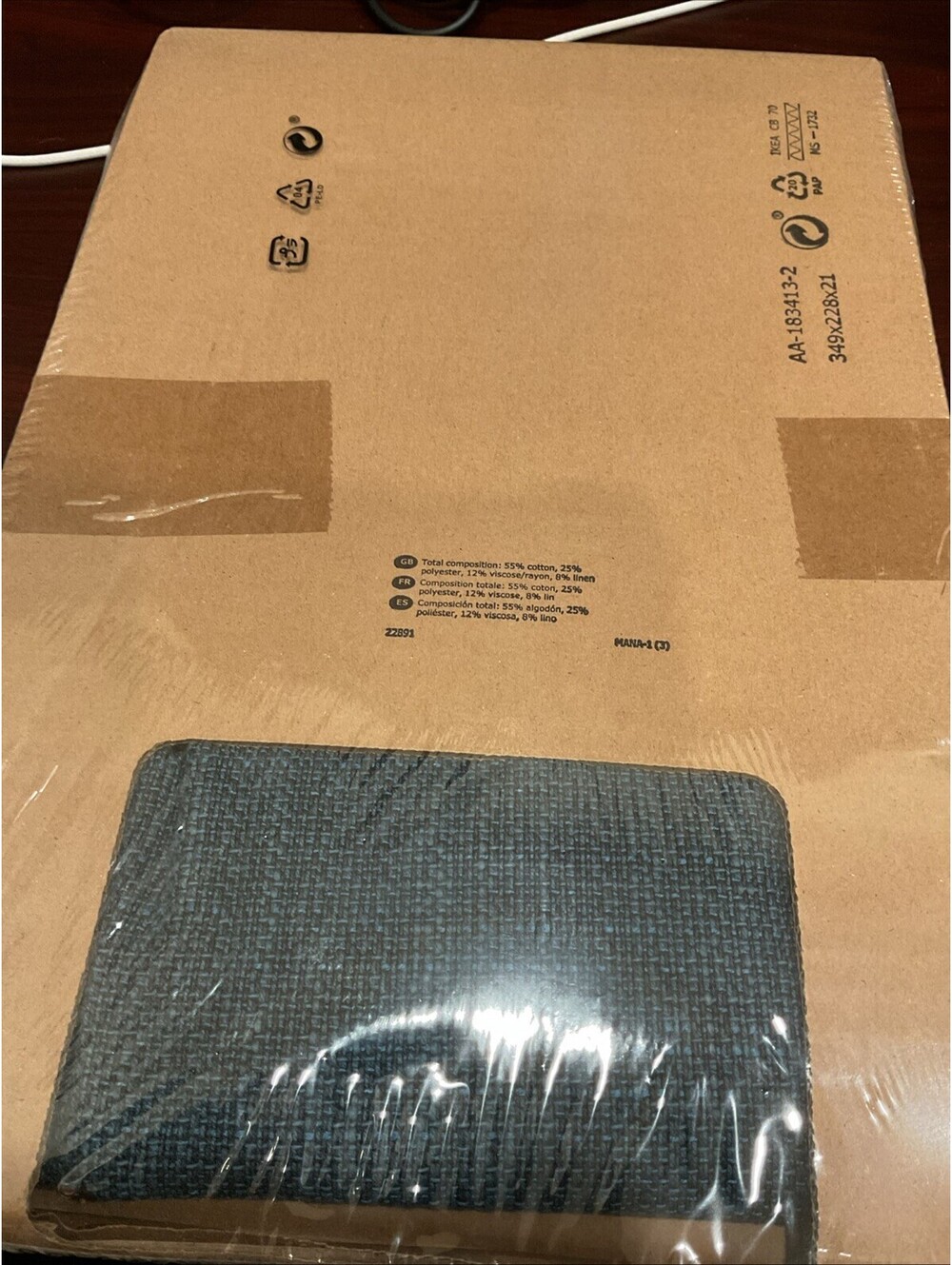 IKEA DELAKTIG 903.948.37 Arm Rest Cover  Blue (doublecheck Your Part Number)